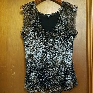 Black and brown marbled shirt